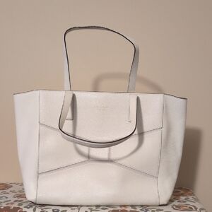 Elegant White Tote Bag